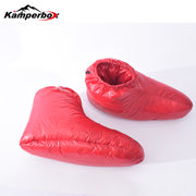 Kamperbox Down Slippers Down Socks Camping Down Booties For Sleeping Bag Camping AQ3