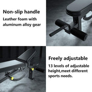 Adjustable Strength Training Bench Press Home Full Body Workout Foldable Weight Benches Gym Multi-functional Fitness Dumbbell Chair