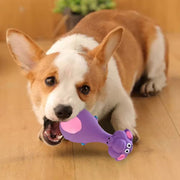 4pcs Cute Latex Dog Chew Toys With Sound, Interactive Biting Toys For Dental Health, Puppy Teething Pet Supplies