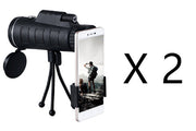 Monocular Telescope with Phone Clip & Tripod