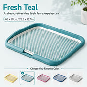 Dog Potty Tray With Removable Grating, Leak-Proof Indoor Dog Toilet For Puppy Training