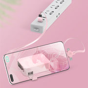 4-in-1 Retractable Charging Cable with Phone Stand