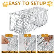 32 Inch Silver Folding Iron Pet Fence