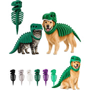 Dog Cat And Pet Dinosaur Skeleton Costume