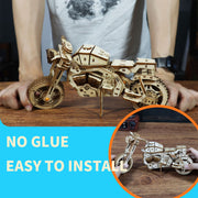 3D Wooden Puzzle Motorcycle Model Kits To Build Wooden Construction Handmade Craft Unique Gift Christmas
