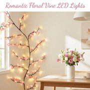 LED Tree Branch Lights For Wall, Cherry Blossom Lights Vine Lights With Remote And 8 Lighting Modes Cherry Blossom Garland Willow Vine For Bedroom Indoor Wall Christmas Decor
