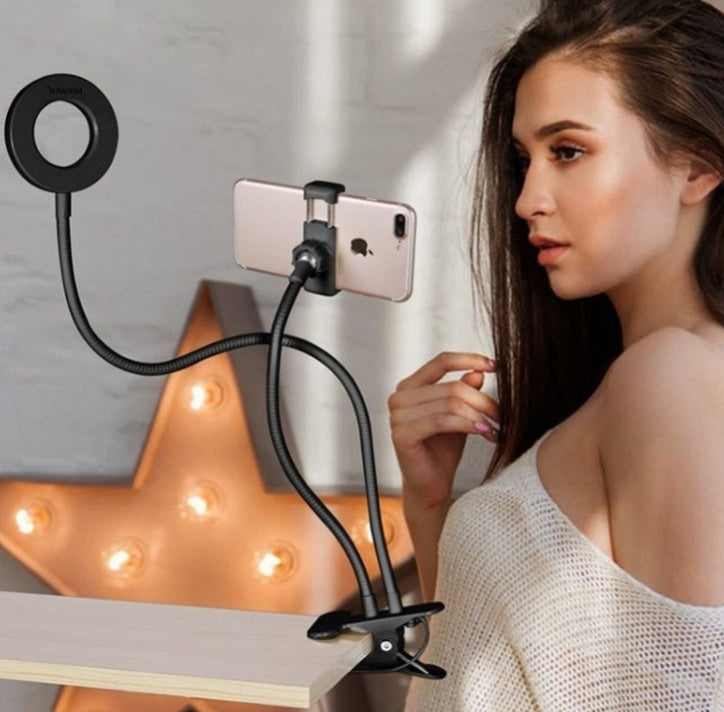LED Selfie Ring Light with Stand (8cm)