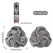 Wind And Fire Wheel DND Dice Wheel Gift Box Set, Fingertip Gyro Retro Compass Table Role Playing Game Dice, Parent Child Game, Toy Accessories Gift, Multiplayer Role Playing Board Game Accessories
