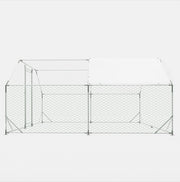 10x13 Foot Flat Top Chicken Coop