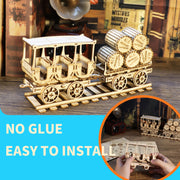 3D Wooden Puzzles Wine Truck Model Kits Brainteaser And Puzzle For Christmas Birthday Gifts