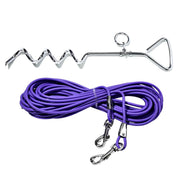Ground Stake Fixed Dog Leash Allows Your Beloved Dog To Play More Freely