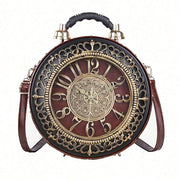 Retro Clock Shaped Crossbody Purse Handbags Women Shoulder Bag Vintage Steampunk Messenger Bags Designer Clock Purse,  Bags For Women, Summer, Tote Bags For Women, Valentine's Day Gifts, Romantic Gift