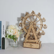 Sales Are Prohibited On The TEMU And SHEIN -MUSIC PARK 3d Wooden Puzzle Gear Ferris Wheel Music Box You Are My Sunshine Handmade Assembly Model Kit Holidays Brthdays Christmas Gifts