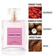 Perfume Women's 100ml Fruit Flower Flavor Delicious Flavor Lasting Fresh, Fragrant And Non Irritating