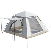 Family Quick-opening Tent 84.6L X 84.6W X 55.9H Tent Instant Camping Rainproof Tent 2-4 Person Tent Outdoor Tent Camping Tent  Hiking Tent Camping Set Pop-up Tent Outdoor Tent Party Portable Tent