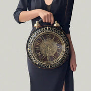 Retro Clock Shaped Crossbody Purse Handbags Women Shoulder Bag Vintage Steampunk Messenger Bags Designer Clock Purse,  Bags For Women, Summer, Tote Bags For Women, Valentine's Day Gifts, Romantic Gift